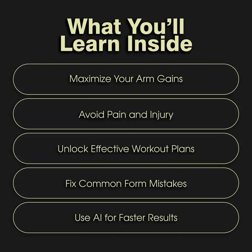 Triceps Unleashed: Digital Workout Guide | Maximize Arm Gains with Proven Tricep Workouts