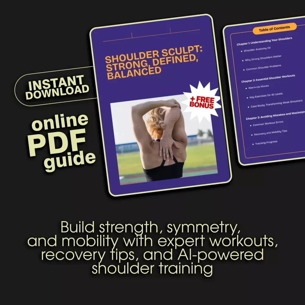 Shoulder Sculpt: Strong, Defined, Balanced | Guide for Effective Shoulder Workouts, Strength, and AI-Powered Training