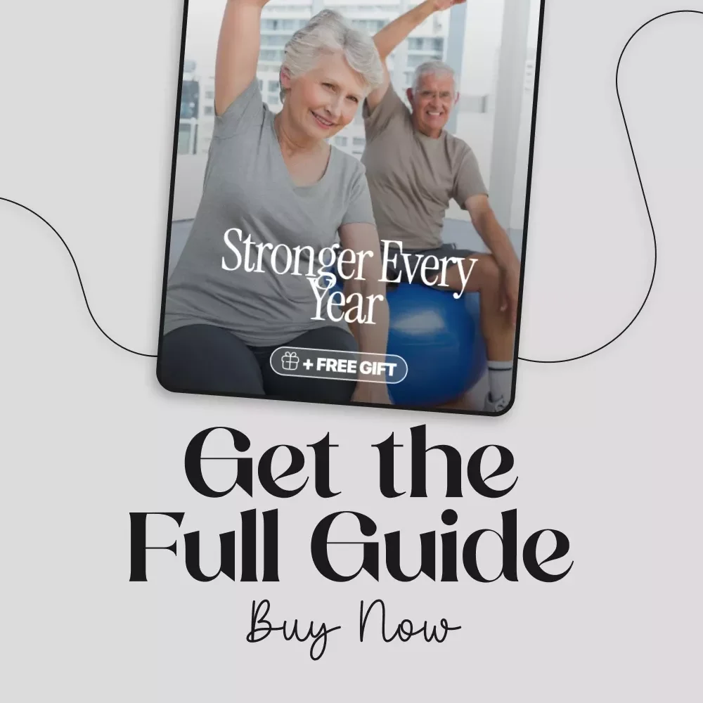 Stronger Every Year | Strength Training for Older Adults Guide | Digital Download Fitness & Wellness eBook