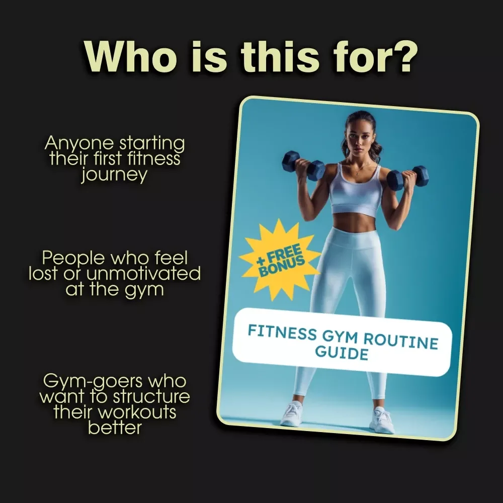 Fitness Gym Routine Guide Digital Download | Ultimate Workout Plan for Strength & Consistency | Beginner to Advanced Gym Training Program