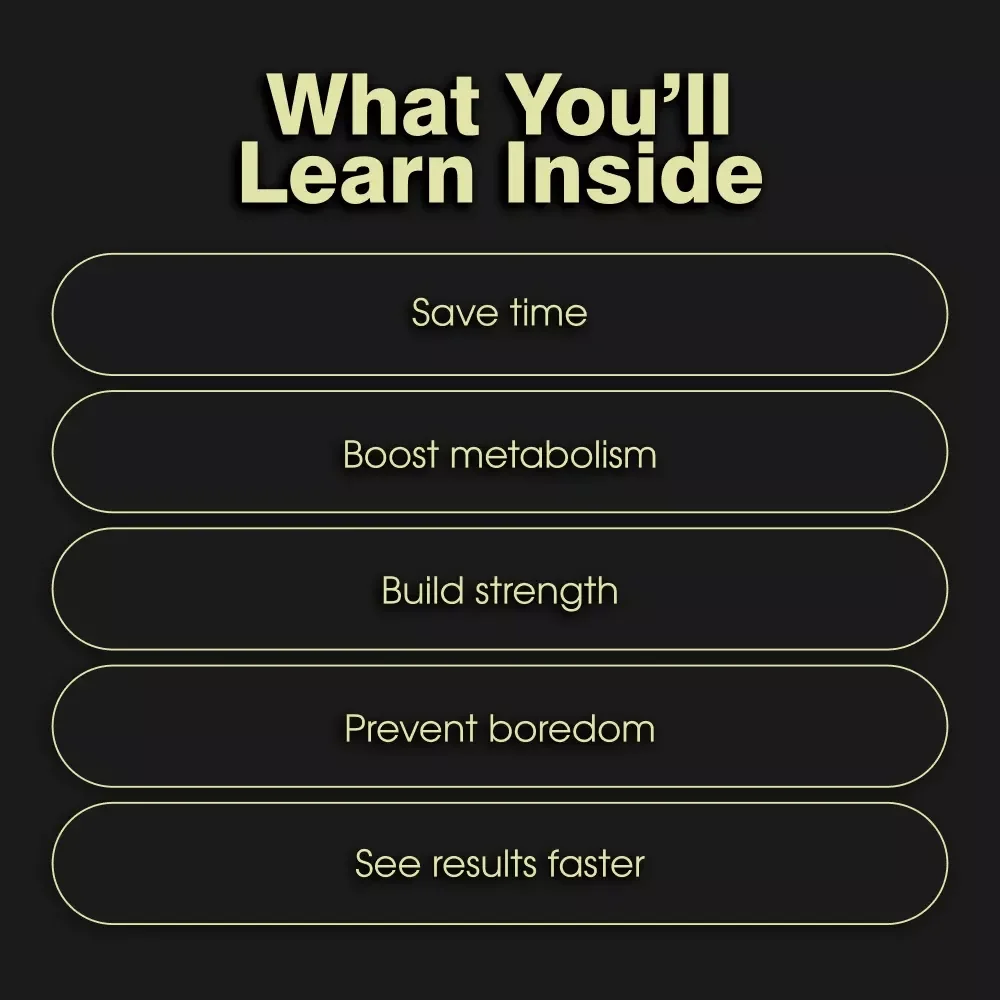 A Practical Guide to Interval Strength Training | Digital Download eBook for HIIT Workouts at Home | Strength and Conditioning Program