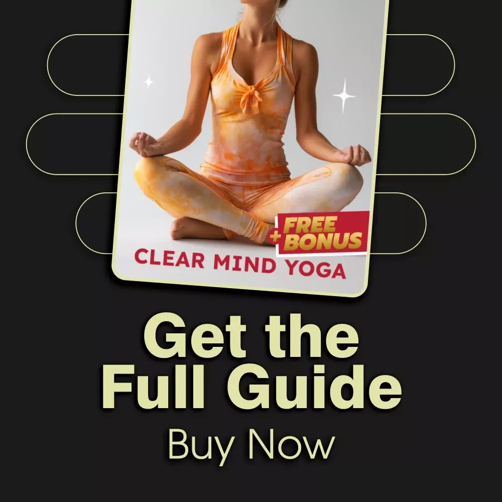 Clear Mind Yoga | Digital Guide for Mental Clarity | Yoga for Brain Fog Exercises & Routine | Reduce Mental Fatigue | PDF Download