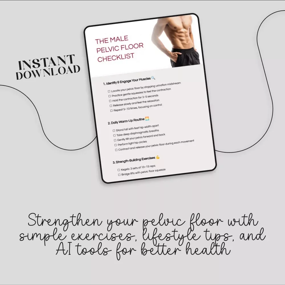 The Male Pelvic Floor Checklist: A Comprehensive Guide to Strengthening & Recovery