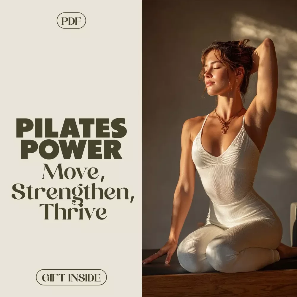 Pilates Power Move Strengthen Thrive Guide for Beginners and Enthusiasts | Benefits of Pilates Digital Download