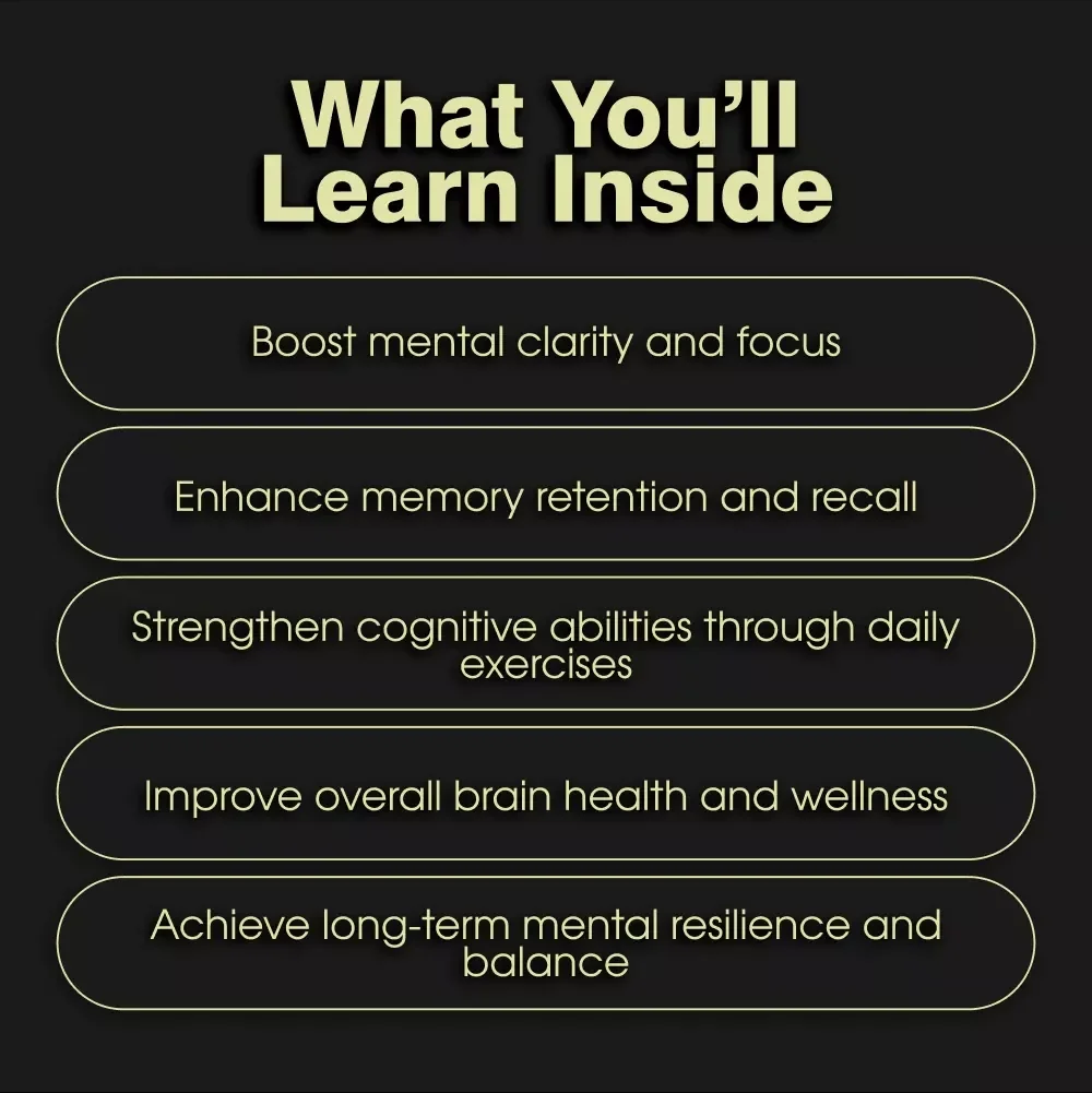 Flex Your Mind: Strength Training for Brain Power - Cognitive Fitness Guide for Mental Clarity, Focus & Neuroplasticity