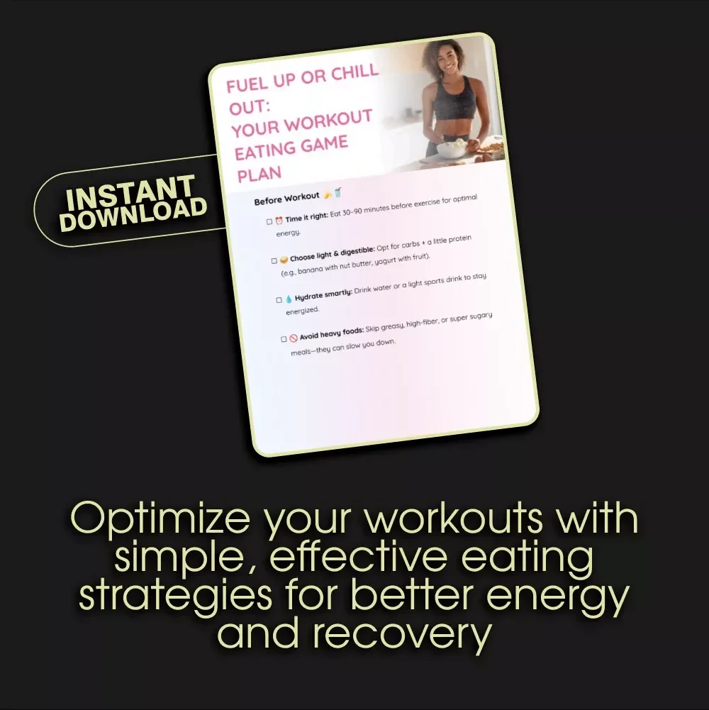 Fuel Up or Chill Out: Your Workout Eating Game Plan - The Ultimate Guide for Pre & Post-Workout Nutrition