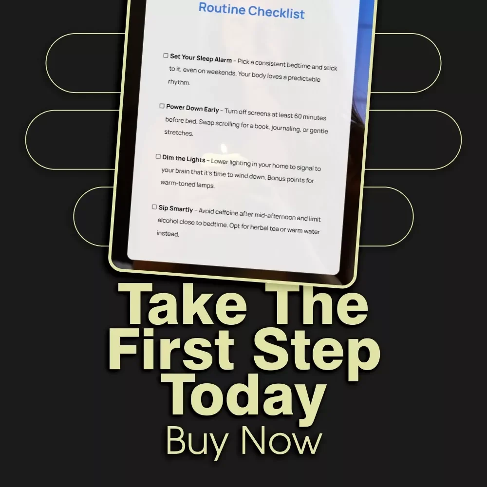 Your Ultimate Nighttime Routine Checklist | Digital Download for Improving Sleep Quality | Better Sleep Guide | Restful Night