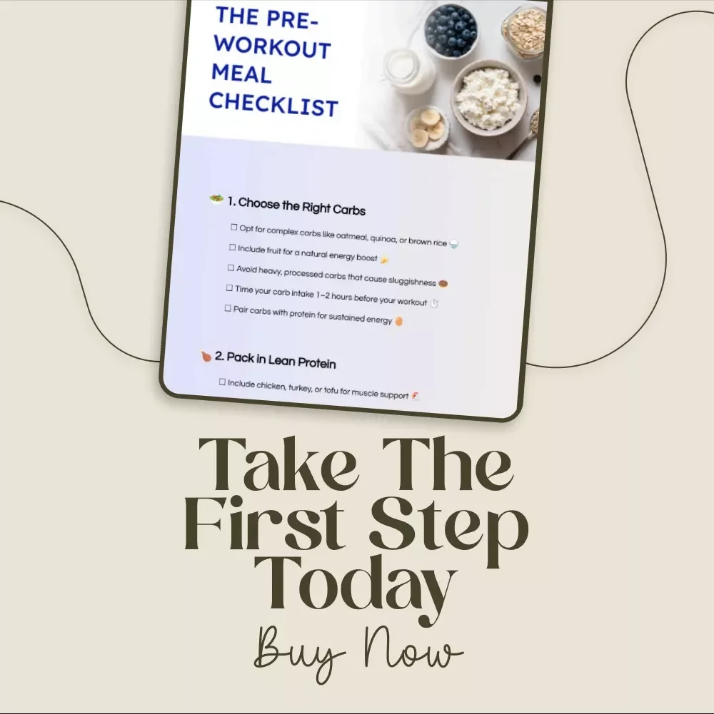 The Pre-Workout Meal Checklist: Fuel Your Fitness with Perfect Timing and Nutrition