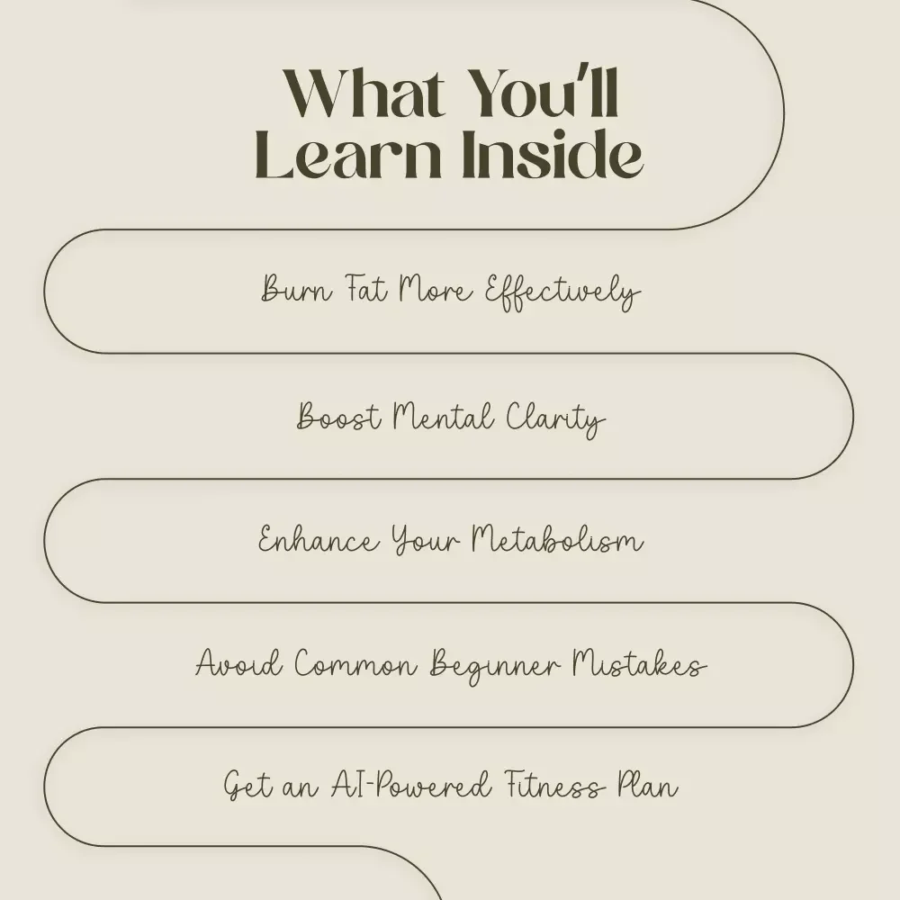 Fuel-Free Fitness: Unlocking the Benefits of Fasted Cardio - A Digital eBook Guide for Fat Burning, Metabolism & AI Workouts