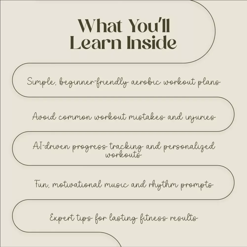 Aerobic Edge: Move, Sweat, Thrive - Ultimate Guide for Beginners to Advanced Workouts, Progress Tracking & AI-Powered Music