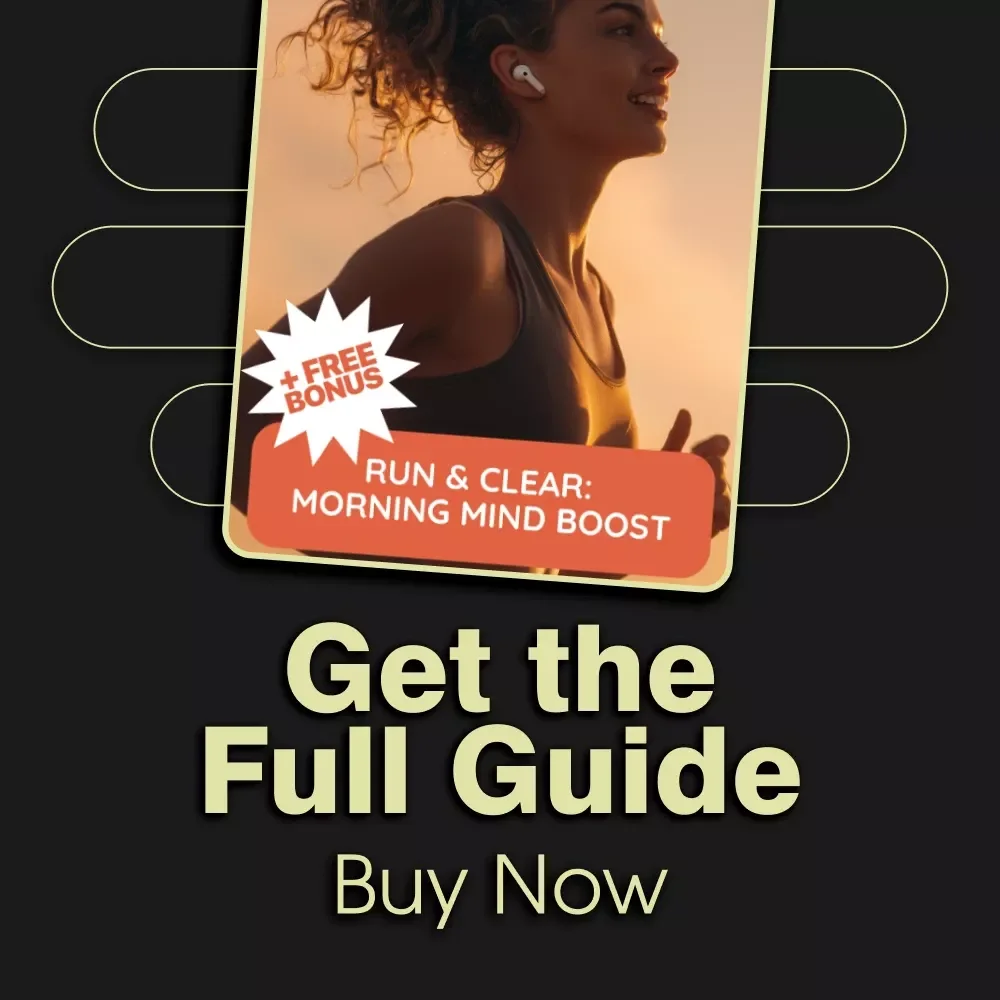 Run & Clear: Morning Mind Boost | Digital Guide | Unlock Mental Clarity with Morning Runs | PDF Download