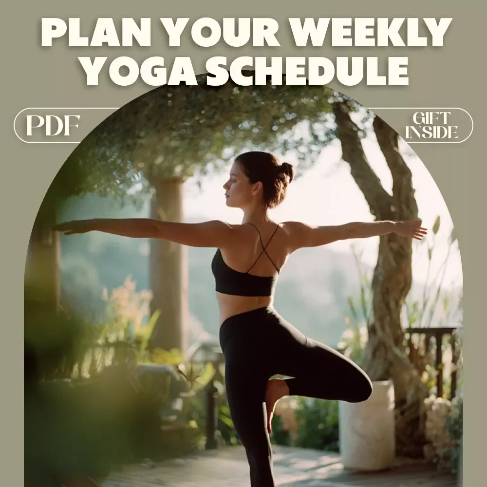 The Checklist to Plan Your Weekly Yoga Schedule | How to Plan a Weekly Yoga Schedule | Digital Download Printable Checklist for Yoga Routine & Mindful Living