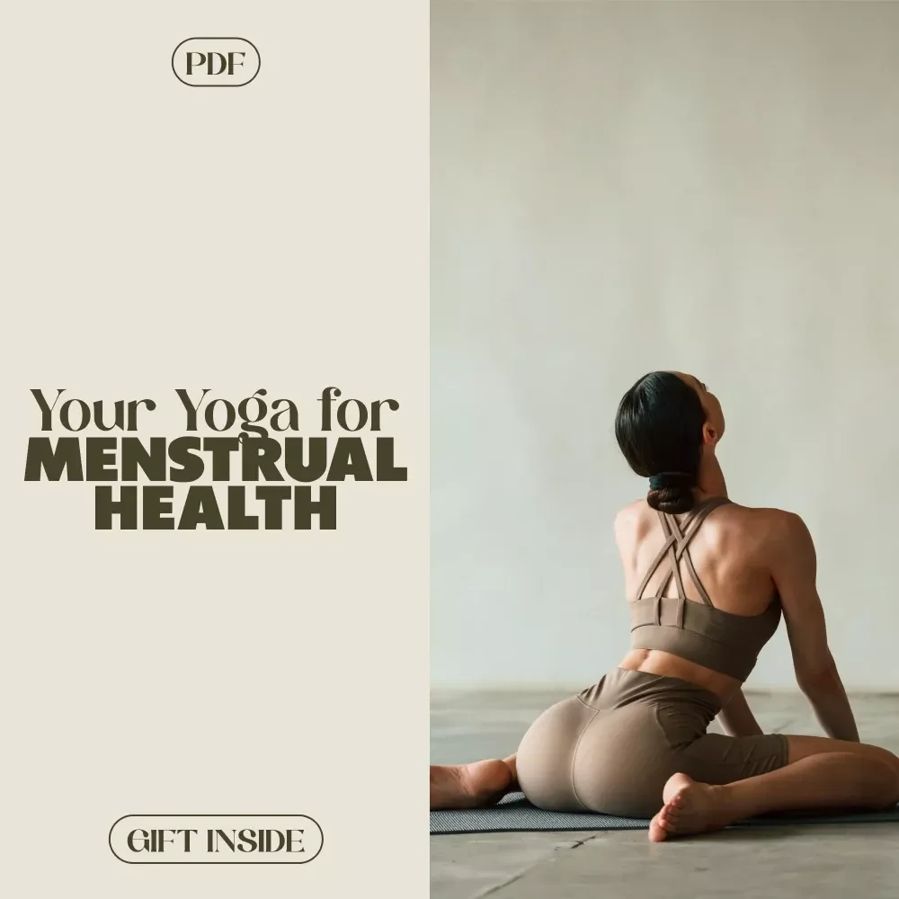 Your Yoga for Menstrual Health Checklist | Digital Download for Women | Restorative Yoga Guide for Menstrual Relief & Hormonal Balance | Printable Wellness Self-Care Routine