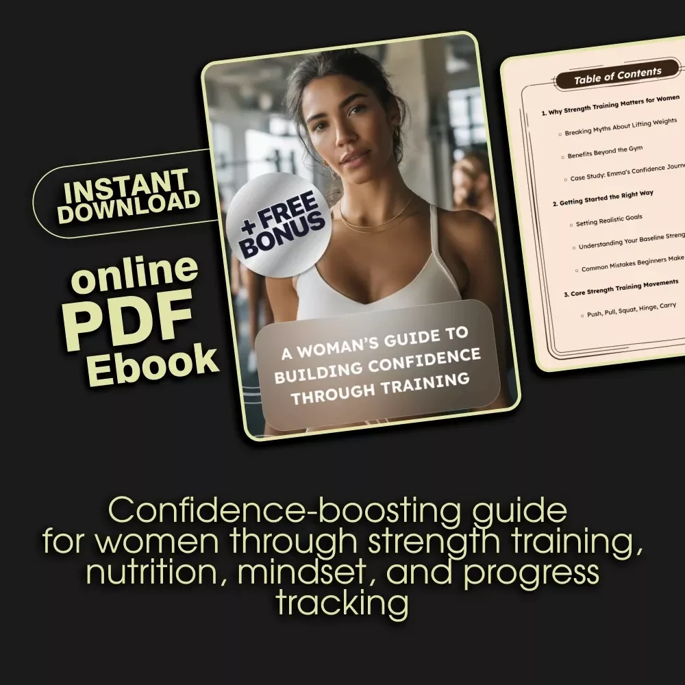 A Woman’s Guide to Building Confidence Through Training | Strength Training for Women Digital Ebook