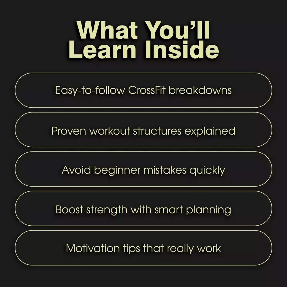 Mastering CrossFit for Strength and Power | Digital Guide to CrossFit Workouts, Training, and Progress