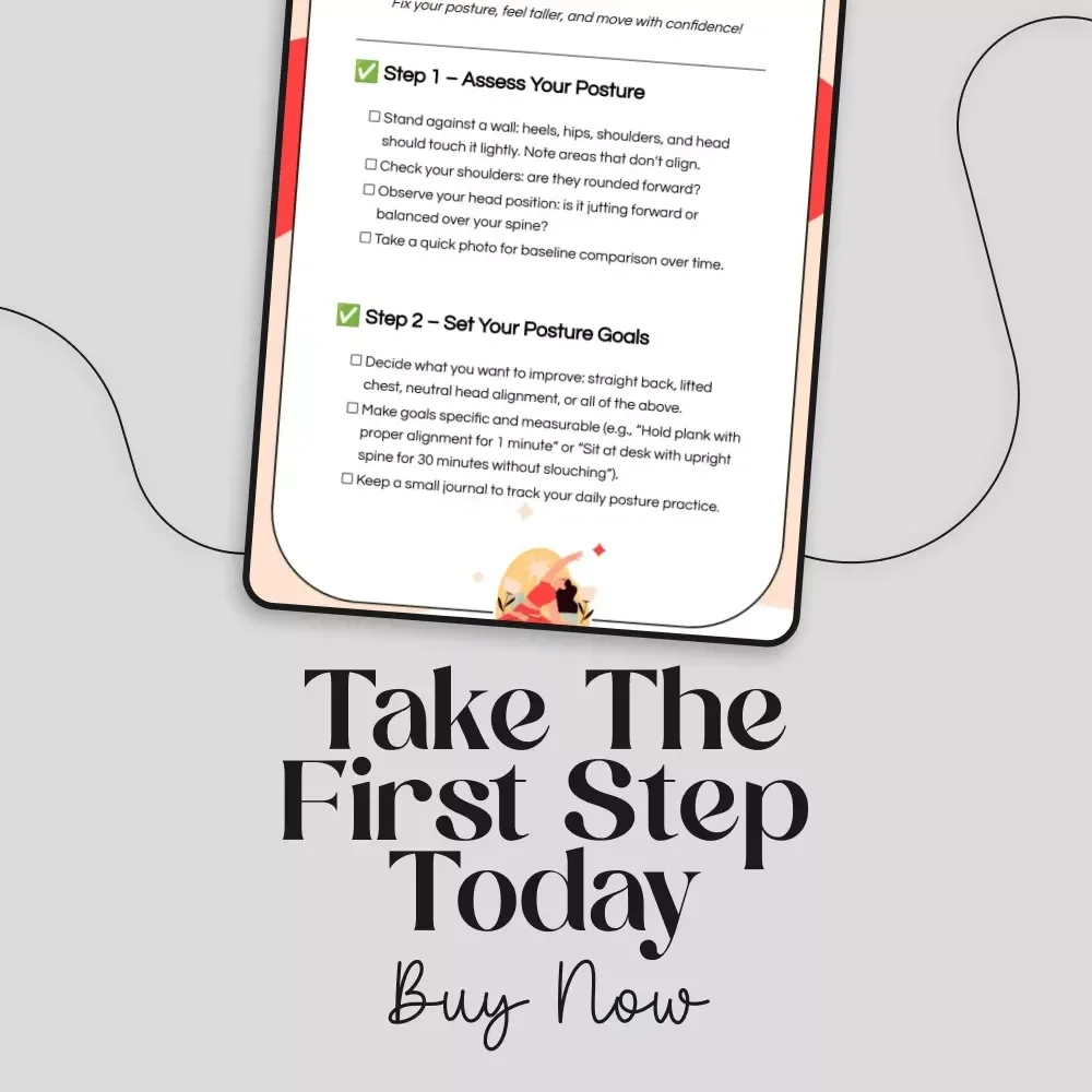 Yoga Posture Checklist | Digital Download for Yoga for Better Posture, Alignment & Daily Habits