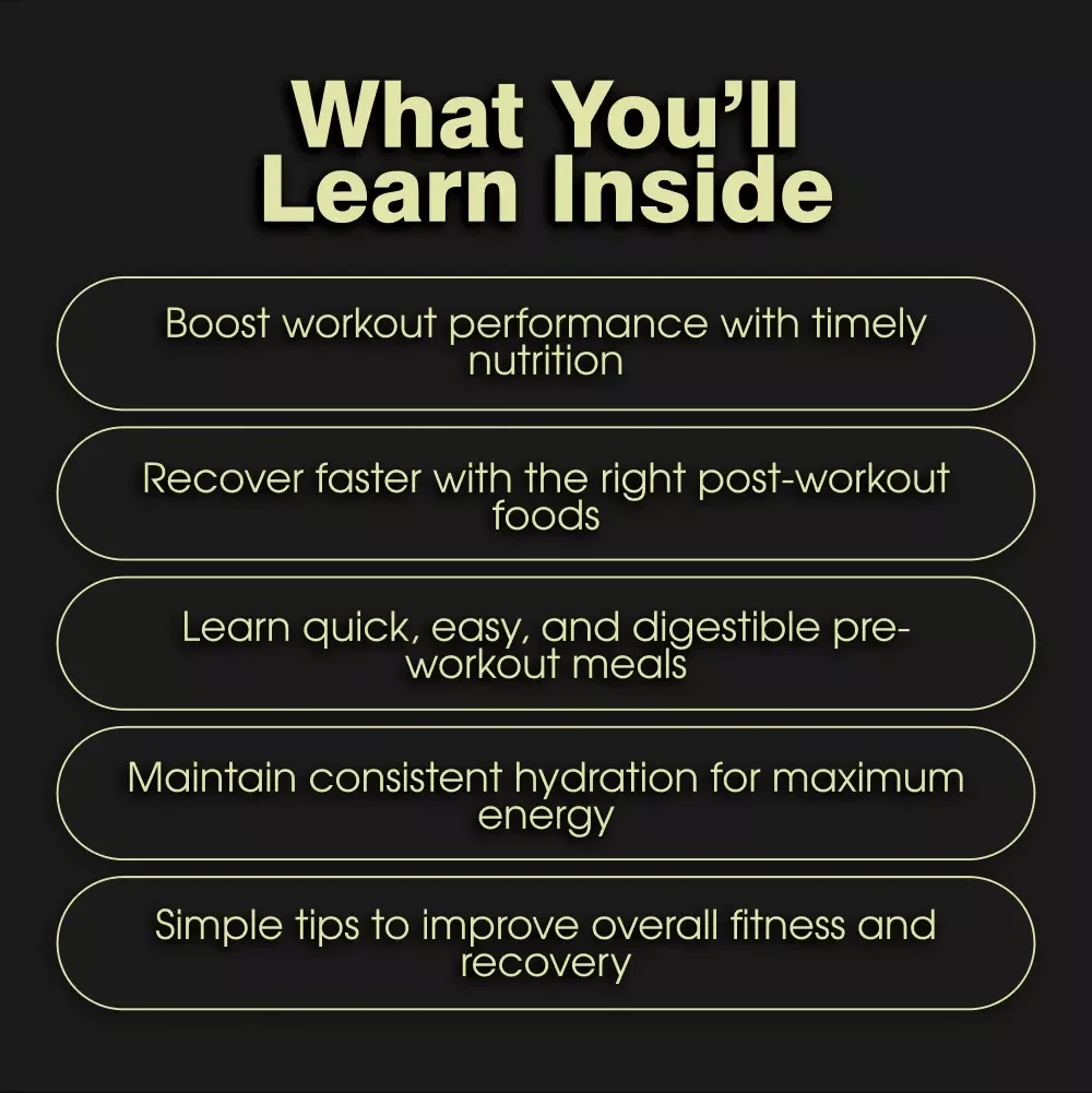 Fuel Up or Chill Out: Your Workout Eating Game Plan - The Ultimate Guide for Pre & Post-Workout Nutrition