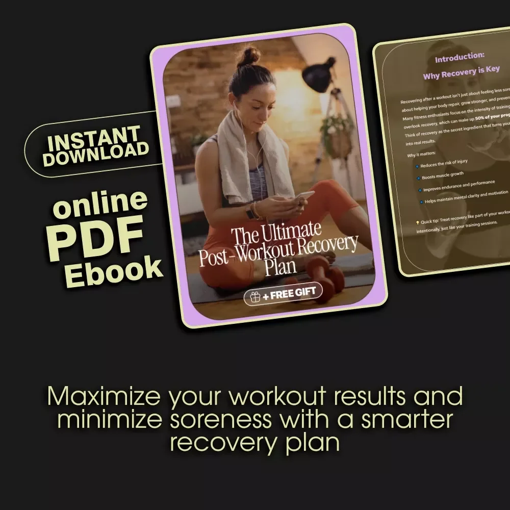The Ultimate Post-Workout Recovery Plan Digital eBook | Maximize Your Gains & Reduce Soreness