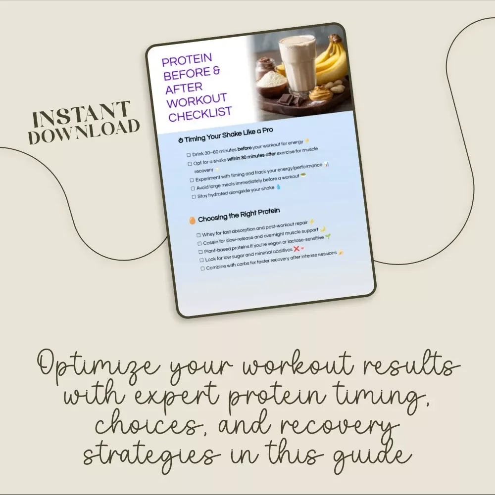 Protein Before & After Workout Checklist: Optimize Shake Timing, Protein Choices, and Recovery for Maximum Results