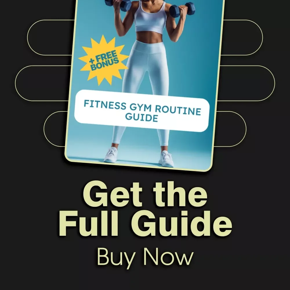 Fitness Gym Routine Guide Digital Download | Ultimate Workout Plan for Strength & Consistency | Beginner to Advanced Gym Training Program