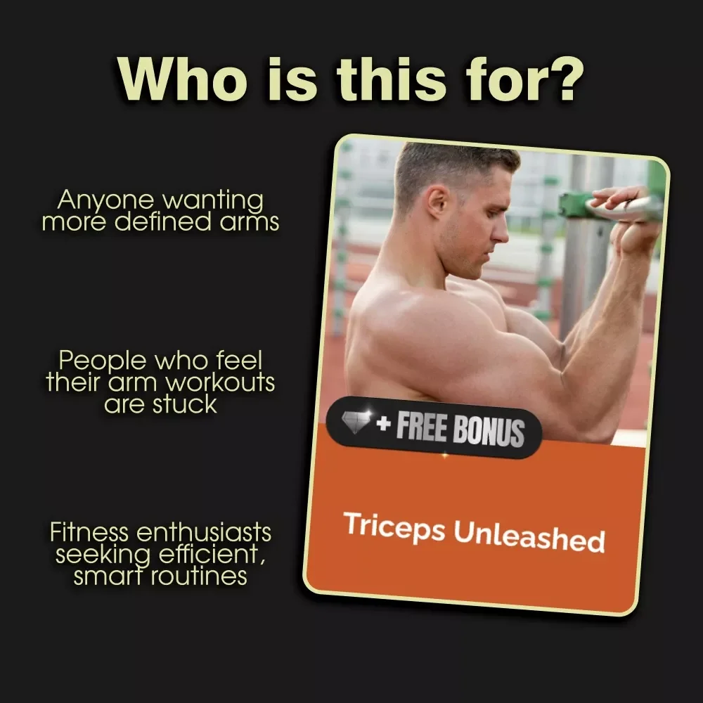 Triceps Unleashed: Digital Workout Guide | Maximize Arm Gains with Proven Tricep Workouts