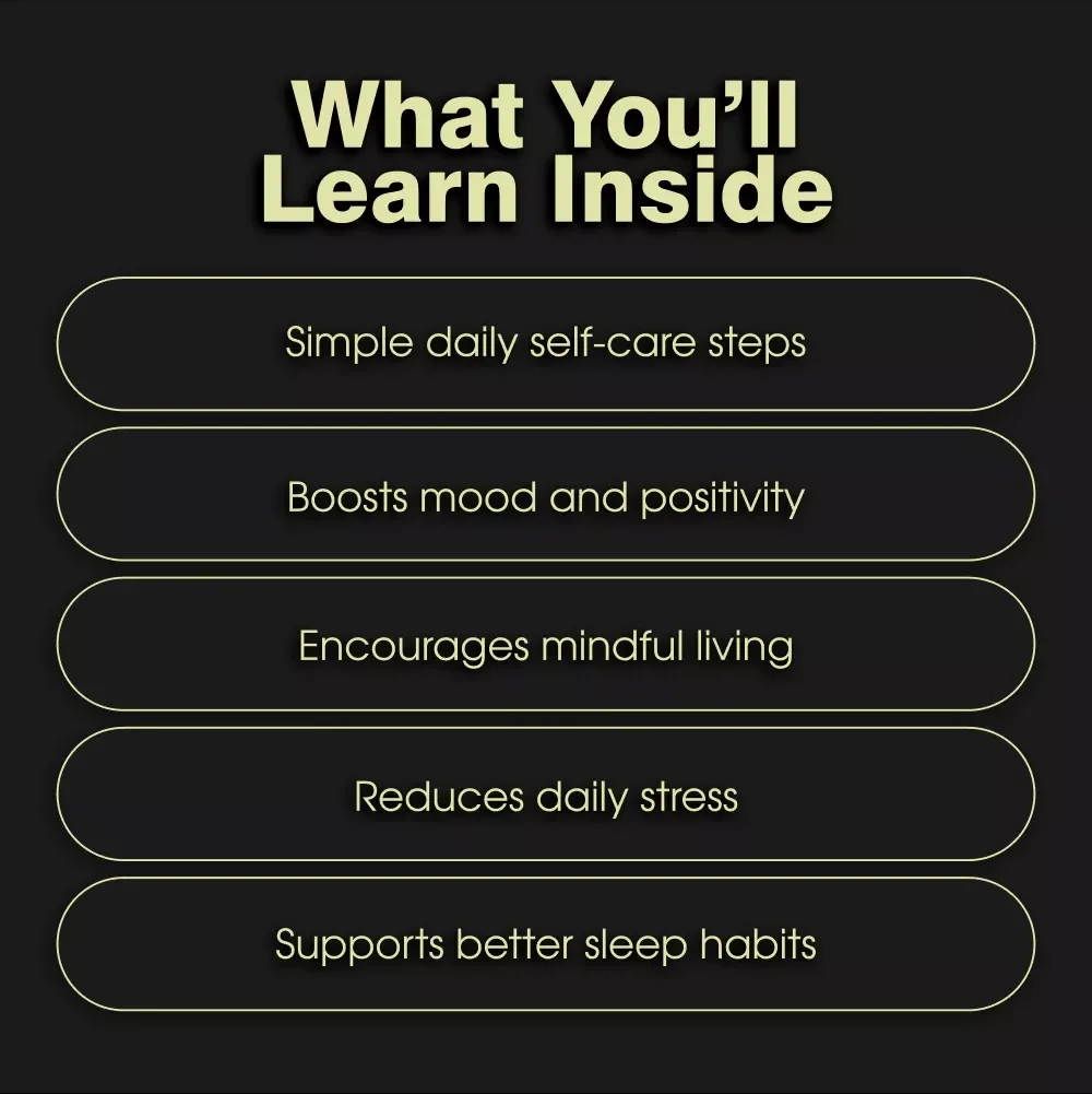Your Daily Mental Wellness Checklist | Printable Self Care Routine, Mindfulness Journal, Mental Health eBook & Digital Download