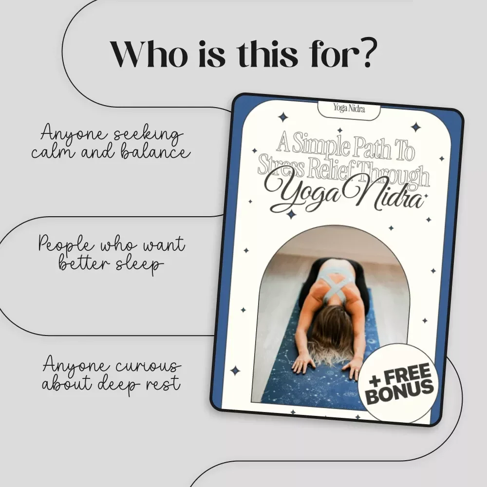 A Simple Path to Stress Relief Through Yoga Nidra | Instant Digital Download eBook for Beginners | Yoga Nidra for Stress Release Guide, Relaxation, and Deep Rest
