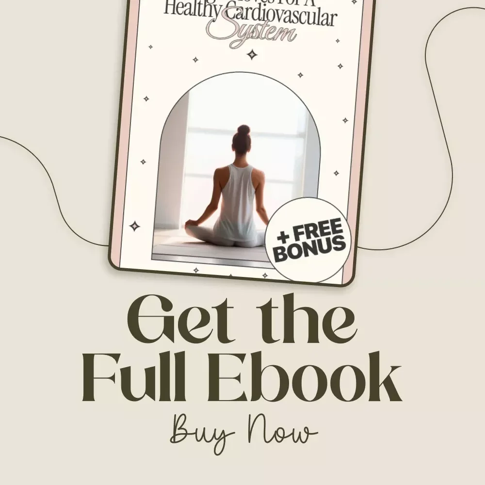 Yoga Moves for a Healthy Cardiovascular System | Heart Wellness Digital Ebook | Yoga for Heart Health Guide with Breathing, Poses & Routines