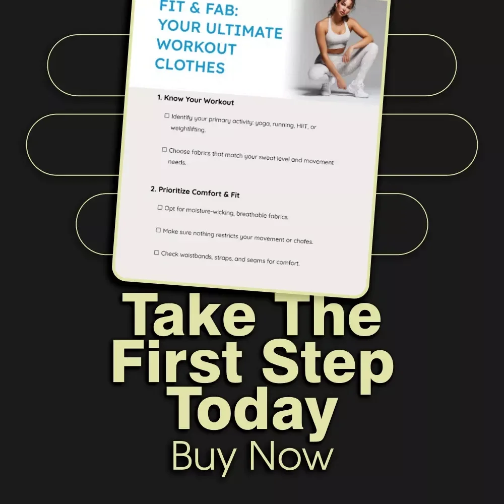 Fit & Fab: Your Ultimate Workout Clothes Checklist | Digital Download for Choosing the Best Workout Clothes