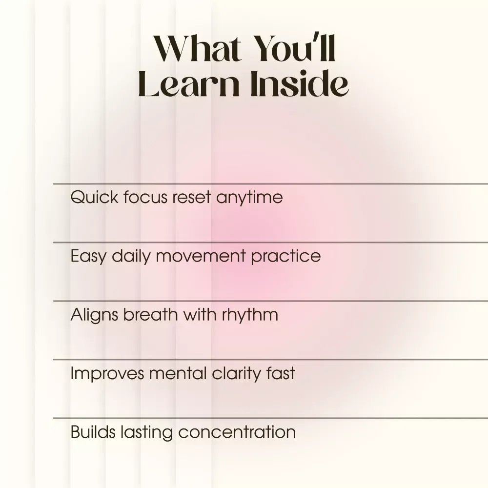Focus Flow: Rhythmic Movement Checklist – Digital Download for Clarity, Energy, and Productivity | Rhythmic Movement for Focus