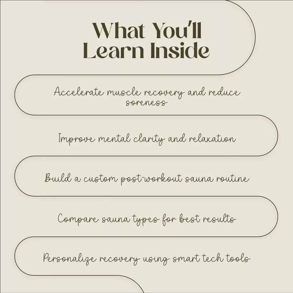 The Power of Saunas After a Workout: Ultimate Recovery Guide, eBook & Checklist