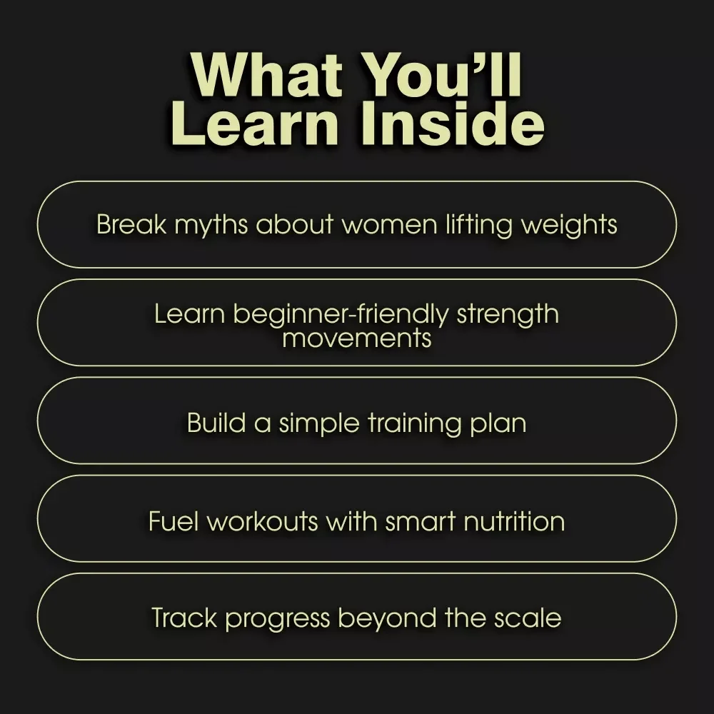 A Woman’s Guide to Building Confidence Through Training | Strength Training for Women Digital Ebook
