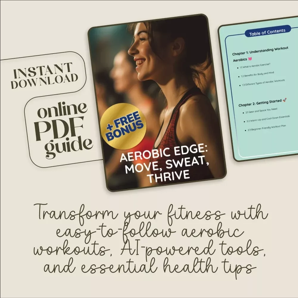 Aerobic Edge: Move, Sweat, Thrive - Ultimate Guide for Beginners to Advanced Workouts, Progress Tracking & AI-Powered Music