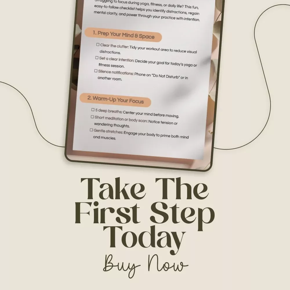 Focus Reset Checklist | Digital Download for Mental Clarity & Fitness | Why Can’t I Focus Fix