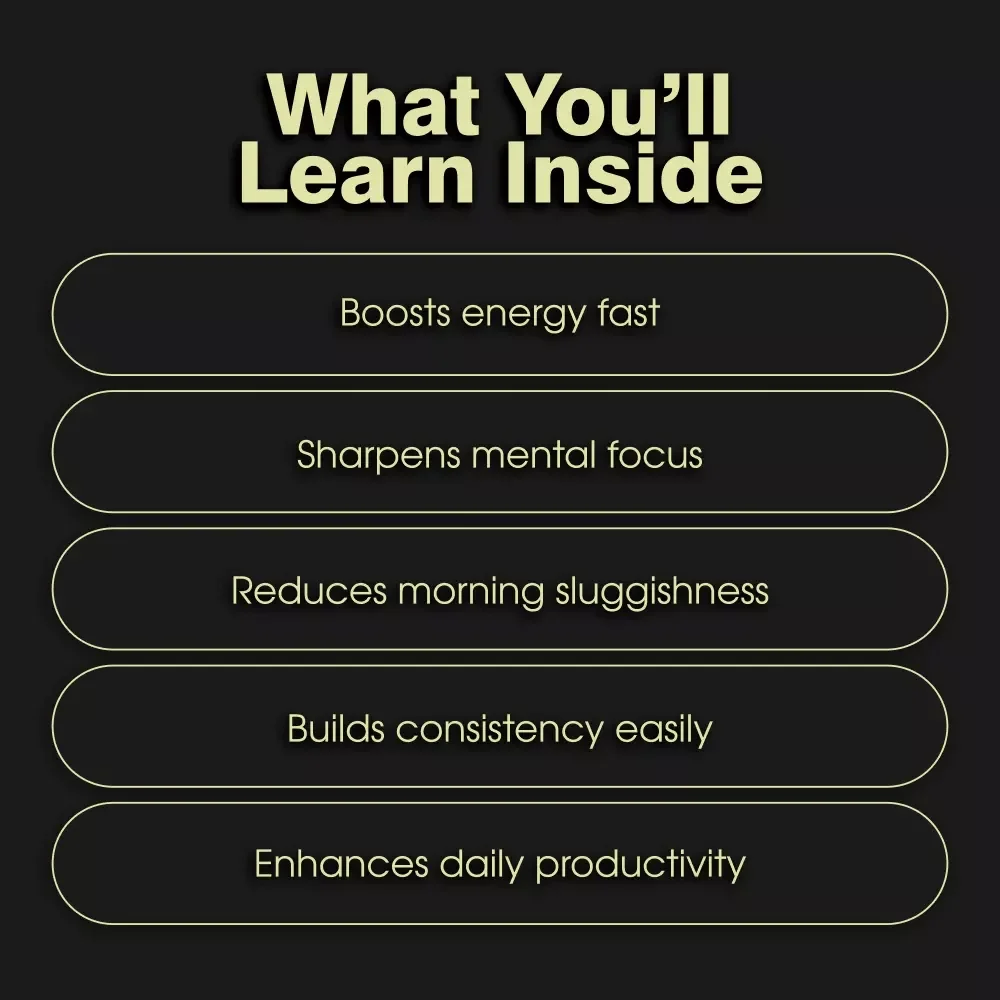 Morning Moves Checklist for Quick Routines to Jumpstart Focus | 10-Minute Morning Routine | Printable Fitness Guide | Digital Download Wellness Planner | Self Care Motivation Checklist