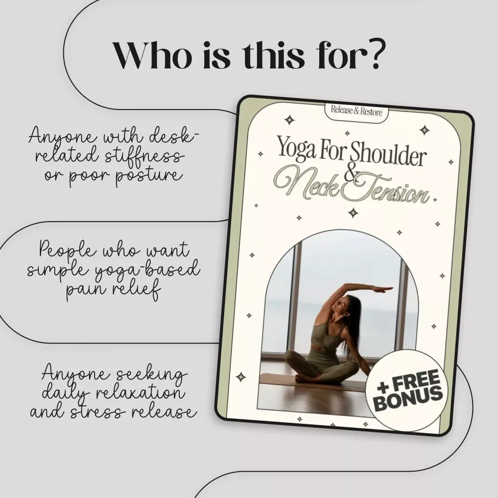 Release & Restore: Yoga for Shoulder & Neck Tension | Digital Ebook for Gentle Relief, Breathing Techniques & Daily Habits