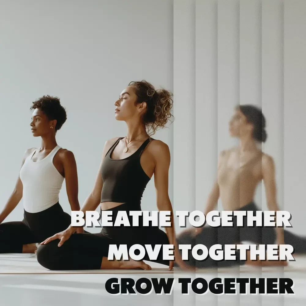 Breathe Together Move Together Grow Together | Family Yoga Routines eBook for Parents & Kids | Digital Download Guide for Mindful Family Wellness