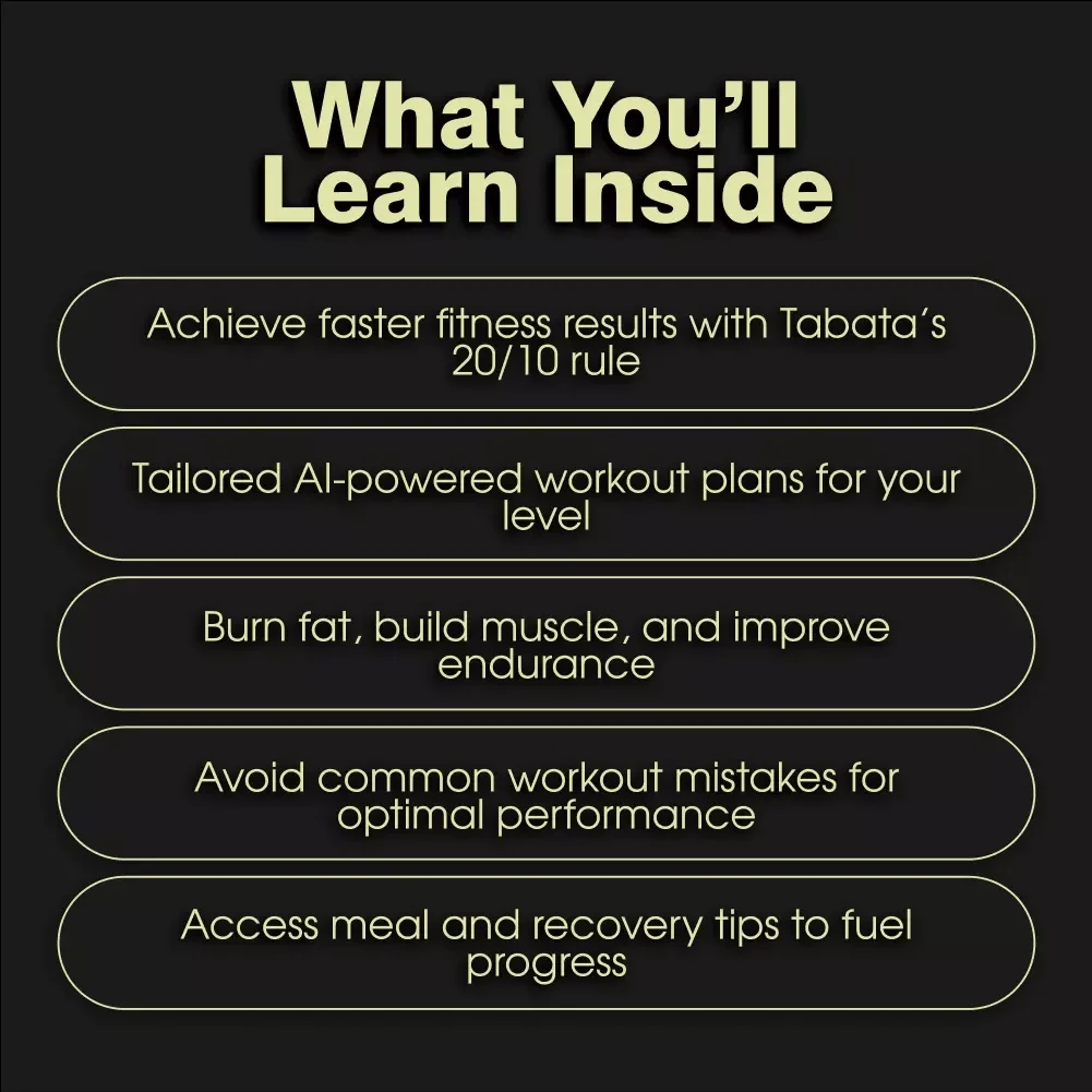 Tabata Blast: Fast & Fierce Fitness – The Ultimate Guide to Tabata Workouts, AI-Powered Routines, and Recovery Tips