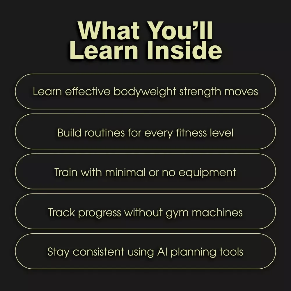 Strength Training at Home Made Simple | Easy Home Workout Guide for Beginners to Advanced Fitness