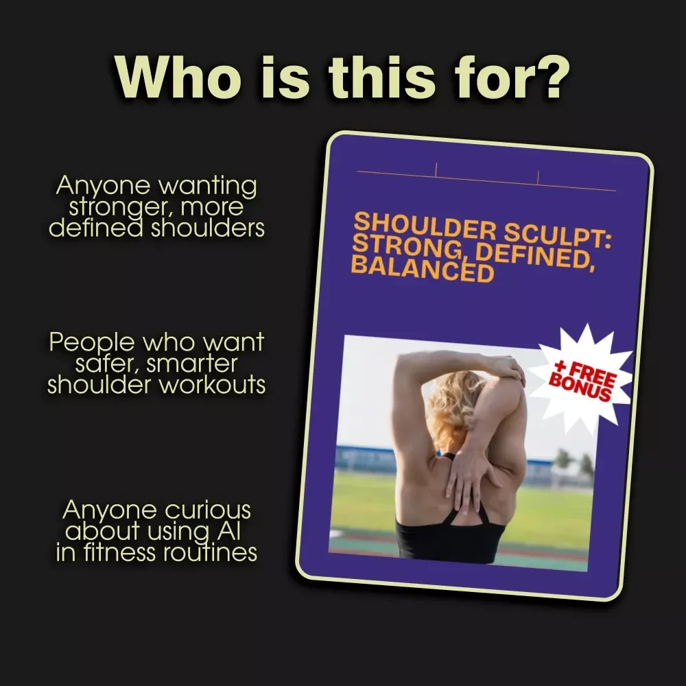Shoulder Sculpt: Strong, Defined, Balanced | Guide for Effective Shoulder Workouts, Strength, and AI-Powered Training