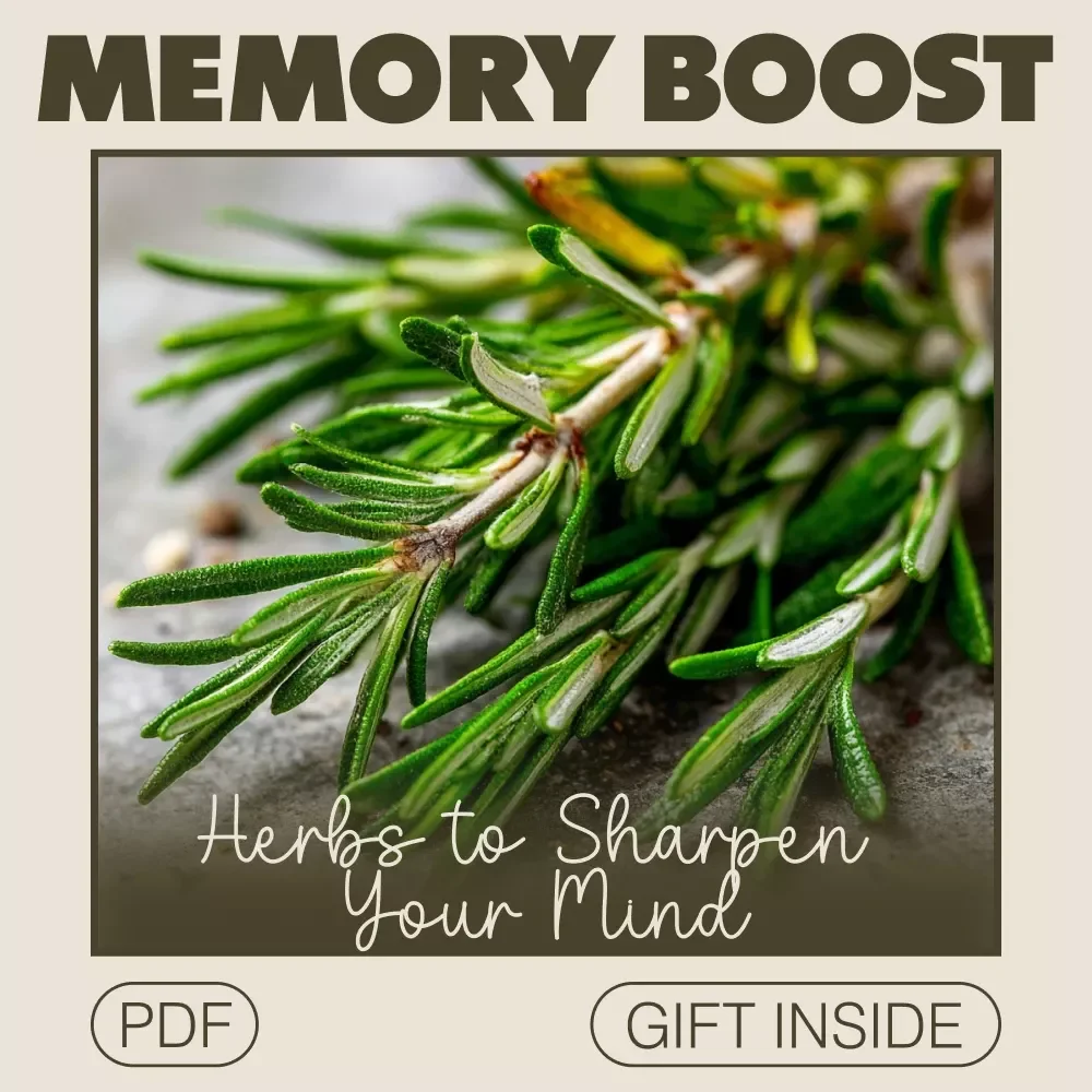 Memory Boost Checklist: Herbs to Sharpen Your Mind - Enhance Focus, Clarity & Mental Power