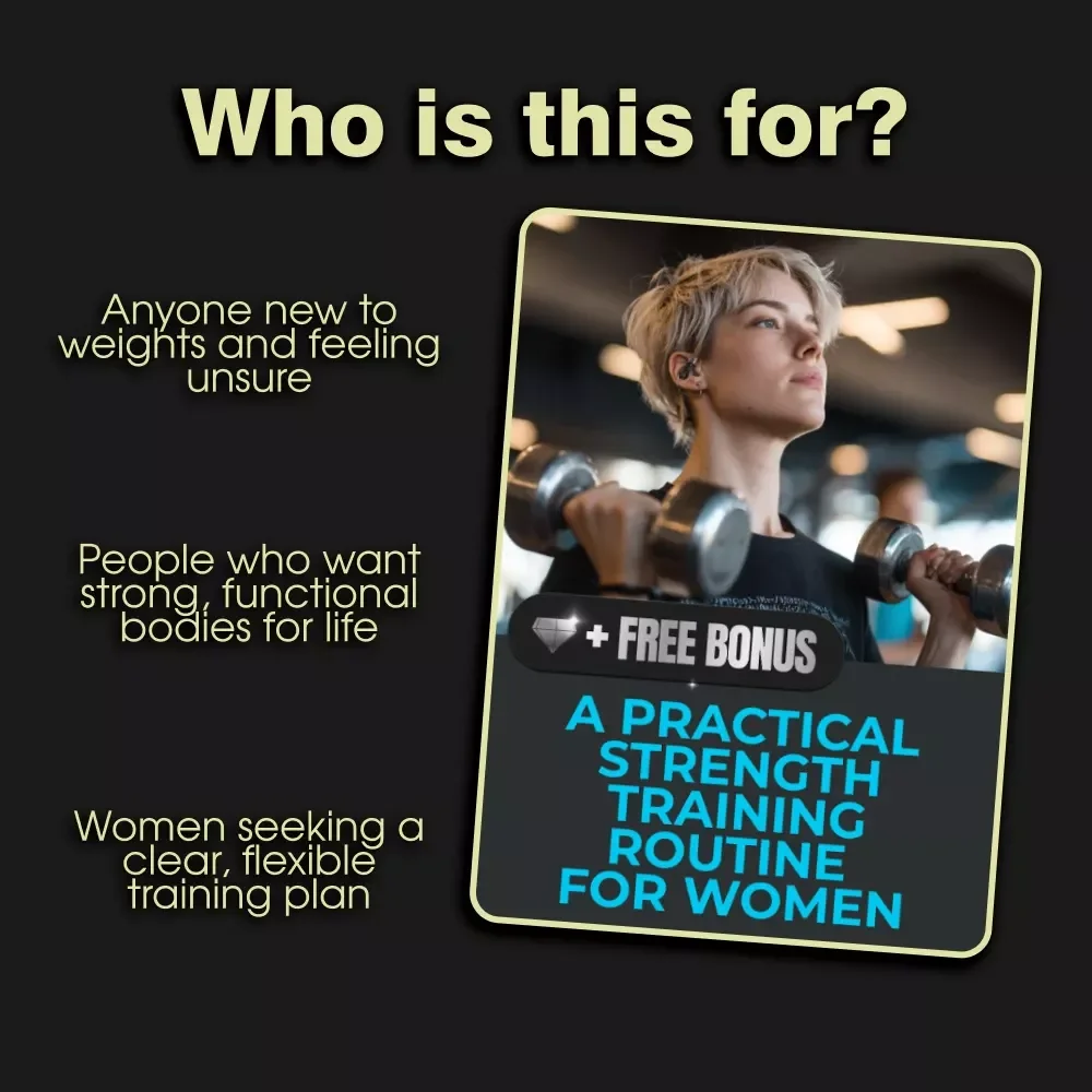A Practical Strength Training Routine for Women | Digital Ebook Guide for Female Lifters | Strength Training Workout Plan