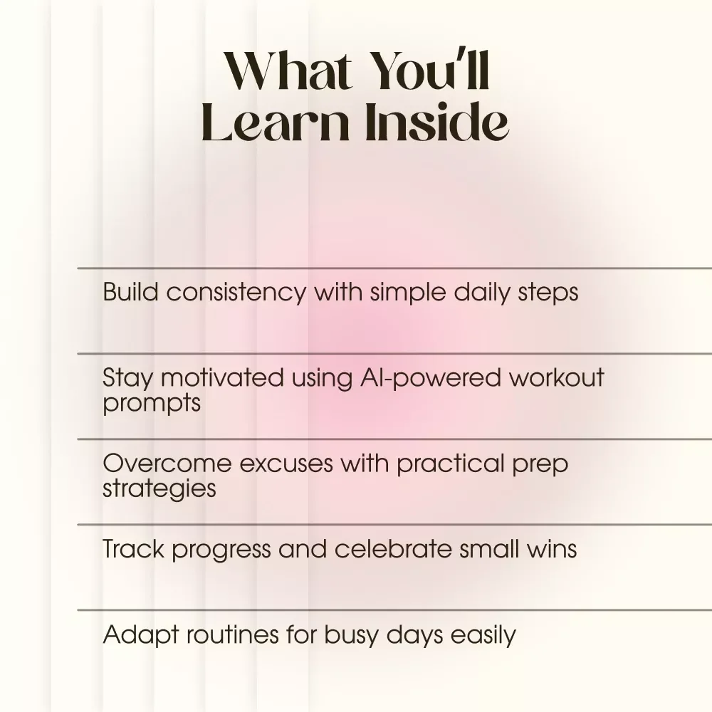 Workout Habit Builder Checklist | How to Build a Workout Habit That Sticks | Digital Download PDF