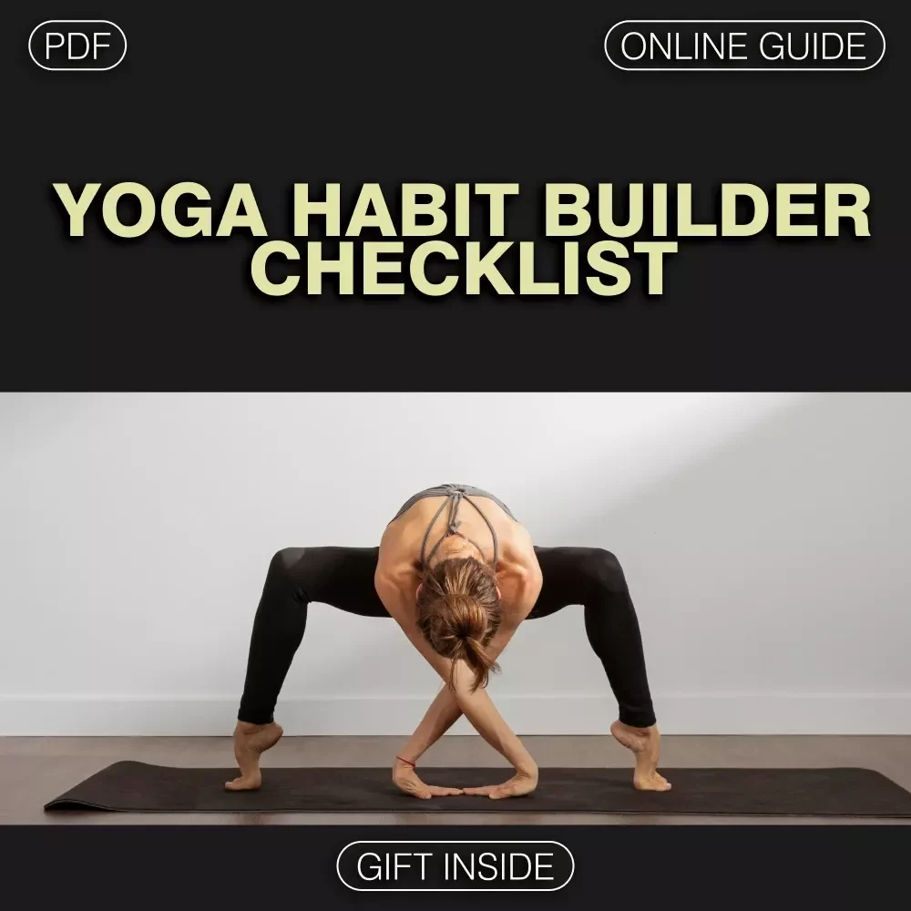 Yoga Habit Builder Checklist | Digital Download | Step-by-Step Guide on How to Build a Yoga Practice Habit at Home