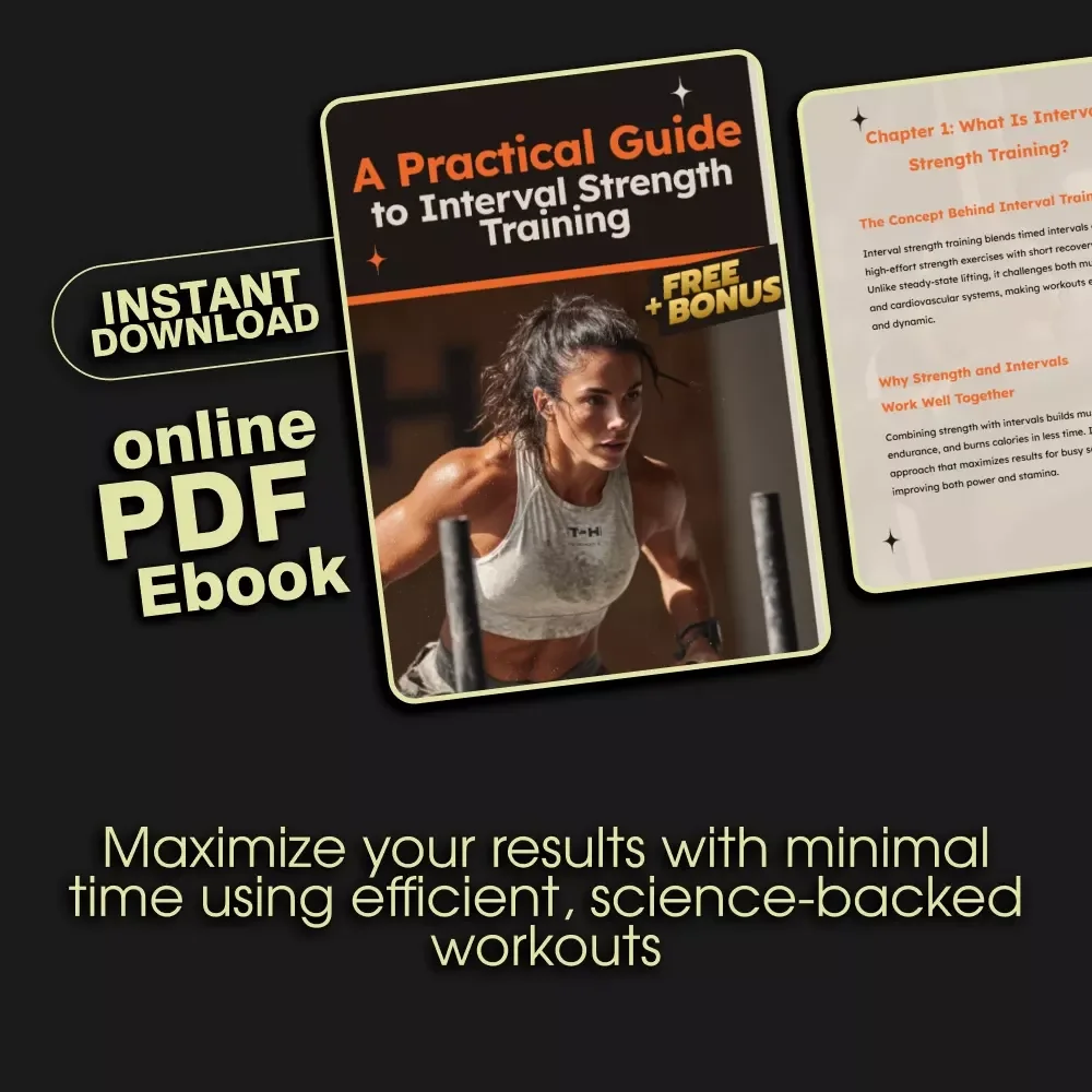 A Practical Guide to Interval Strength Training | Digital Download eBook for HIIT Workouts at Home | Strength and Conditioning Program