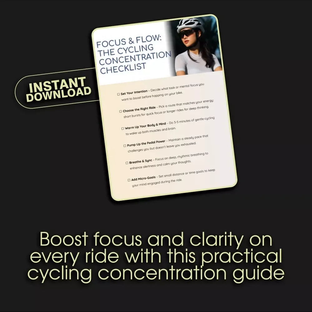 🚴‍♂️ Focus & Flow: The Cycling Concentration Checklist - Boost Mental Clarity & Focus on Every Ride