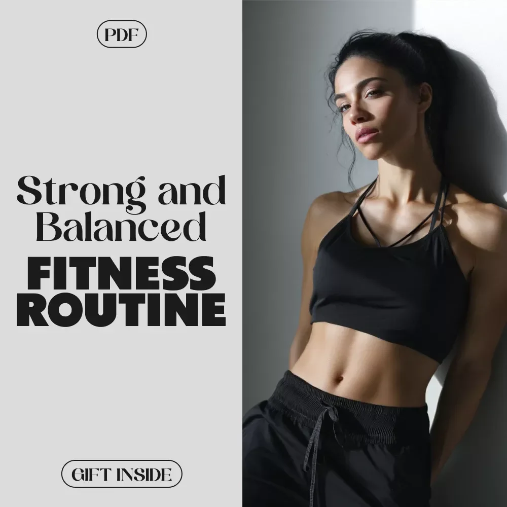 Strong and Balanced Fitness Routine for Women | Ultimate Workout Guide & Plan for Women's Strength Training | Digital Download