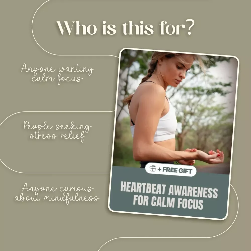 Heartbeat Awareness for Calm Focus | Mindful Breathing & Stress Relief Guide with AI Tools
