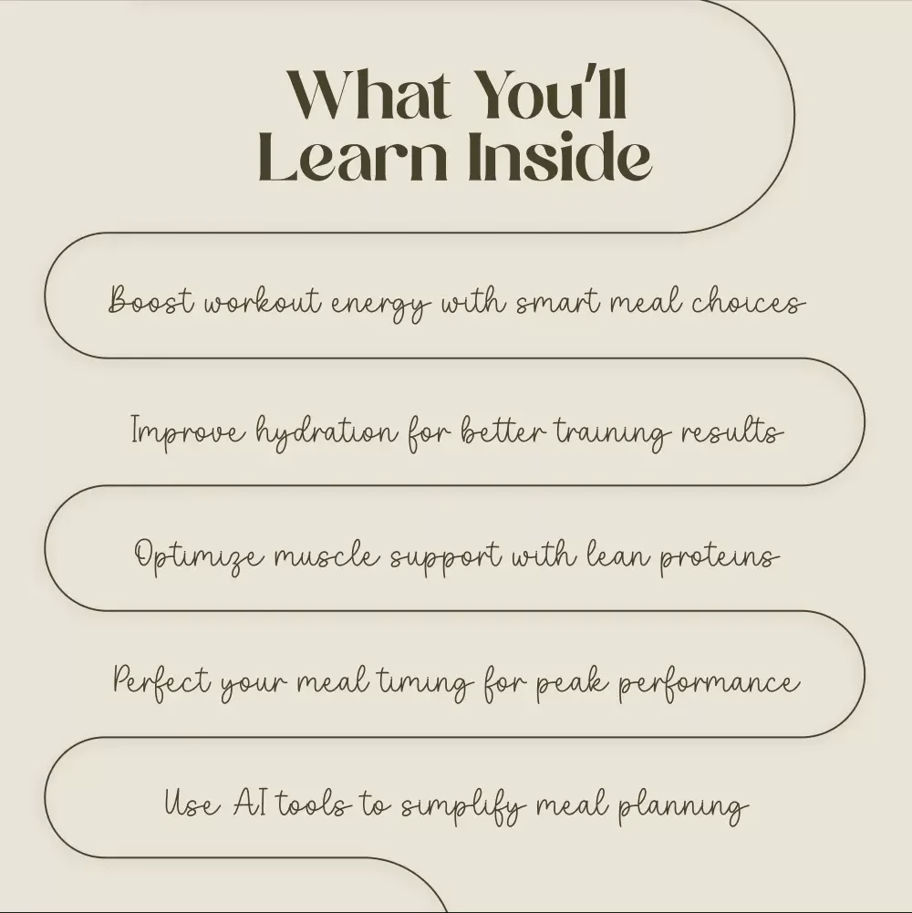 The Pre-Workout Meal Checklist: Fuel Your Fitness with Perfect Timing and Nutrition