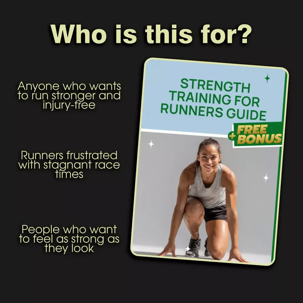 Strength Training for Runners Guide: Digital Download for Injury Prevention & Faster Race Times | Strength Training for Runners